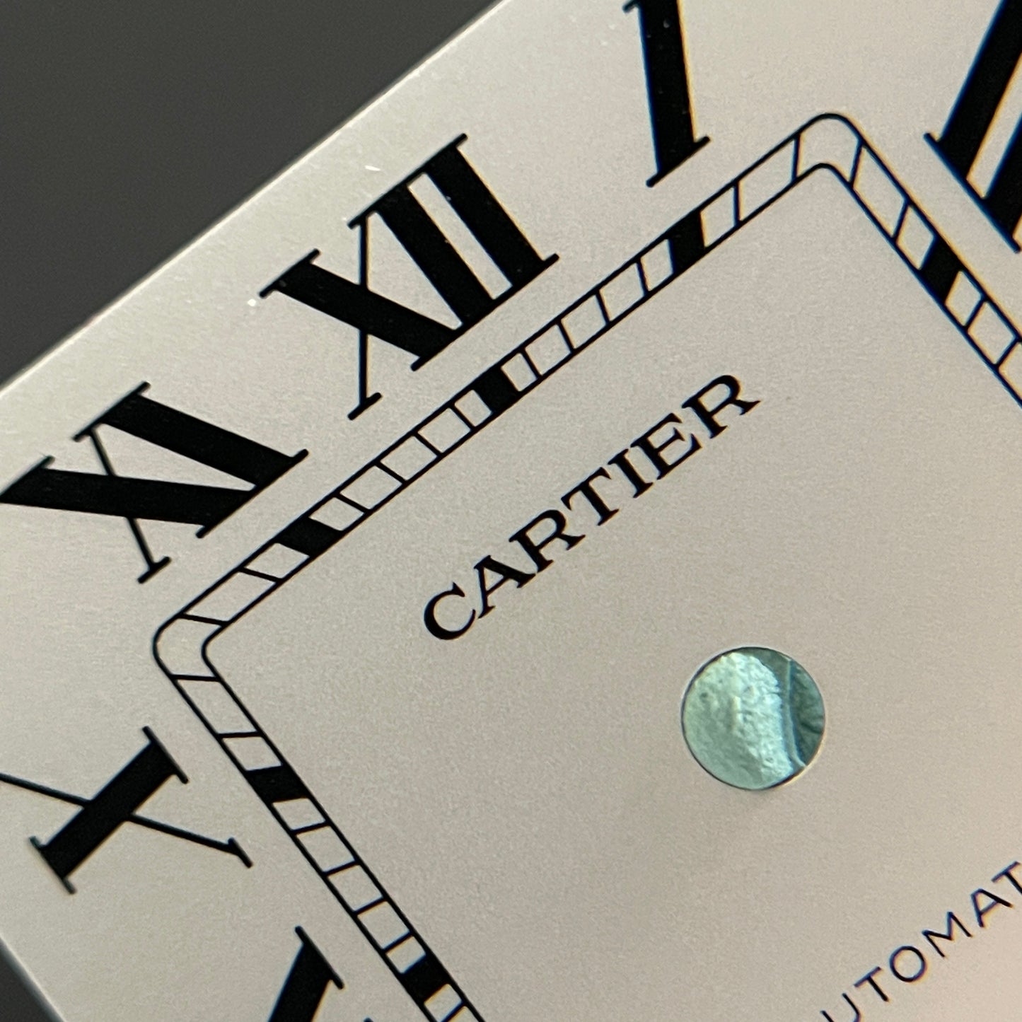 Authentic White Dial for Cartier Santos Medium (35mm)