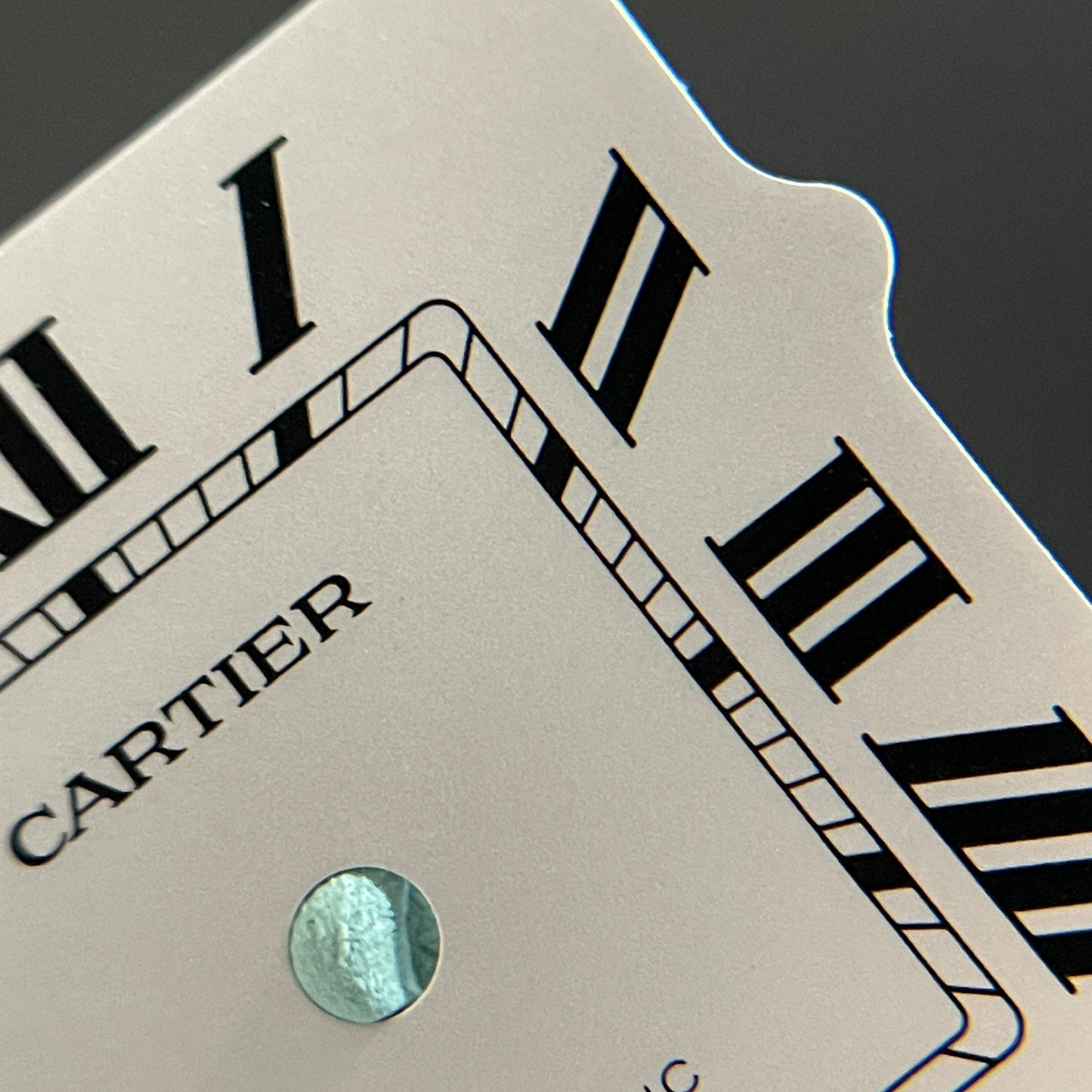 Authentic White Dial for Cartier Santos Medium (35mm)