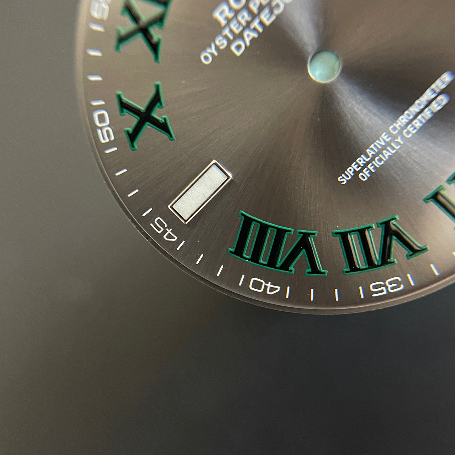 Rhodium Numerals 126334 & 126300 Datejust 41mm Dial - Original (Wimbledon)