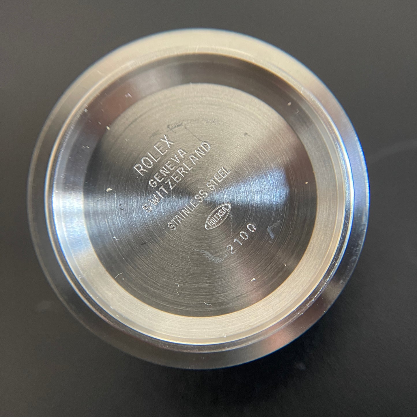 Stainless steel caseback for Rolex 116500 / 116520 / 116610 / 126610 - Original