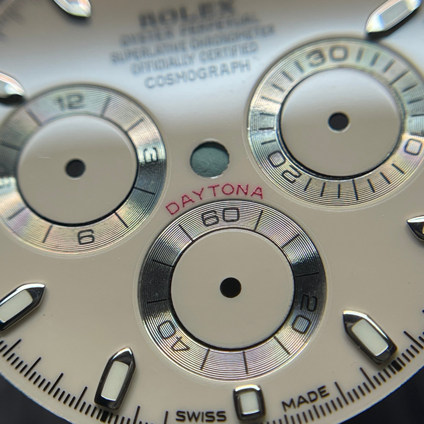 Custom Handmade Panna Dial for Daytona
