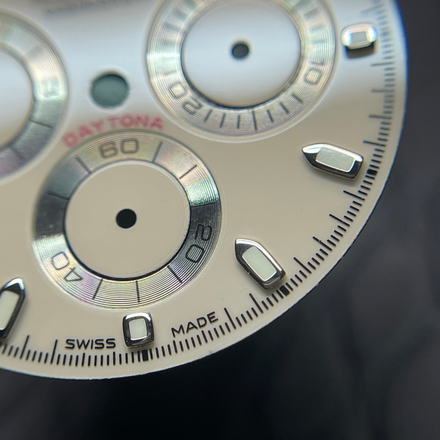 Custom Handmade Panna Dial for Daytona