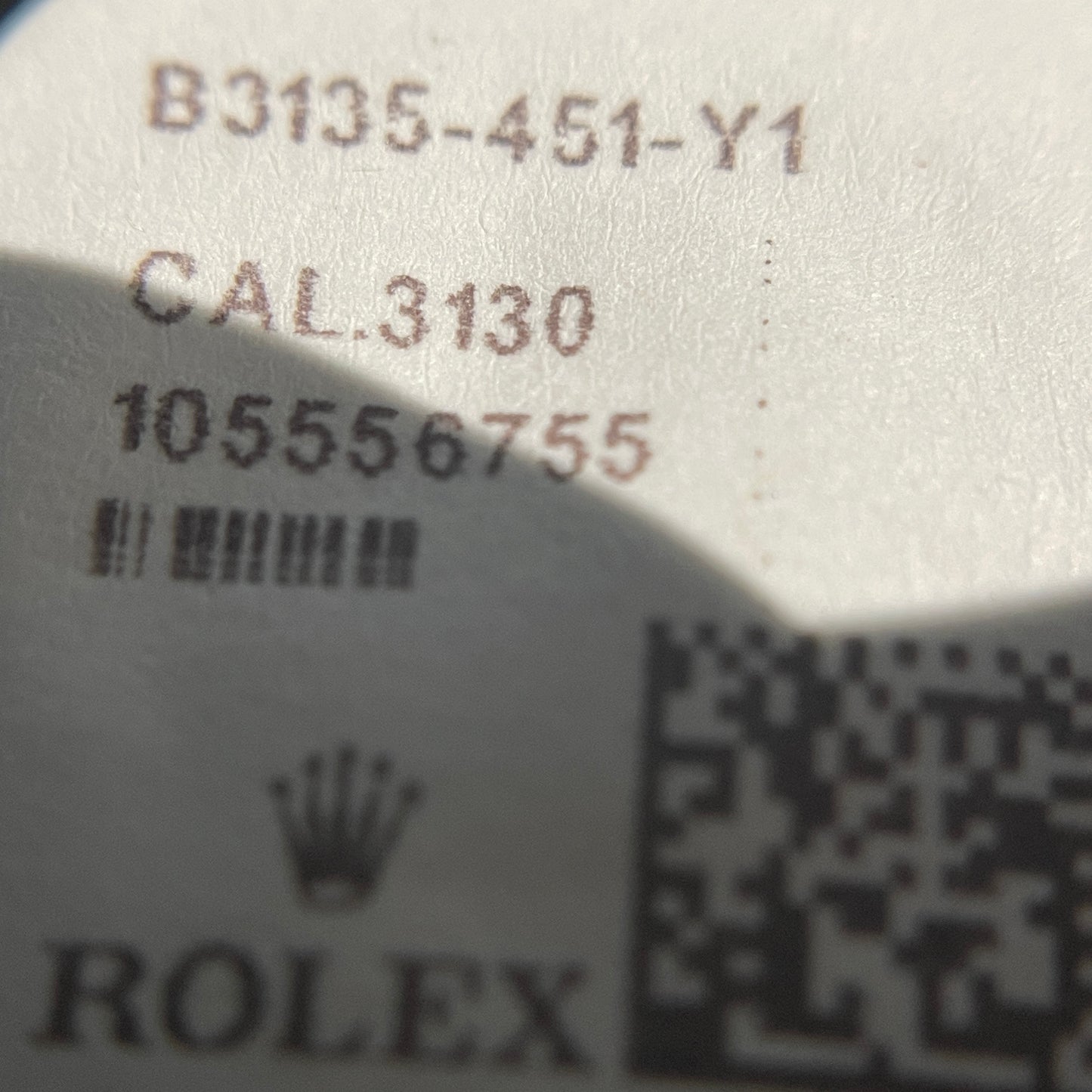 Original 31XX Movement Part