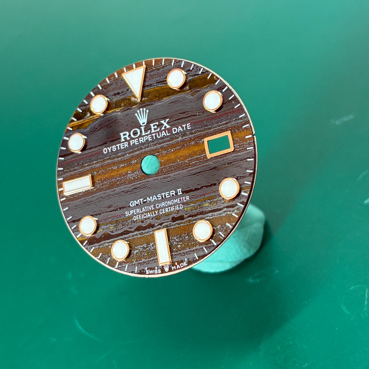 Custom "Tiger" Stone Dial for Rolex GMT Master II (Ref. 116XXX / 126XXX)