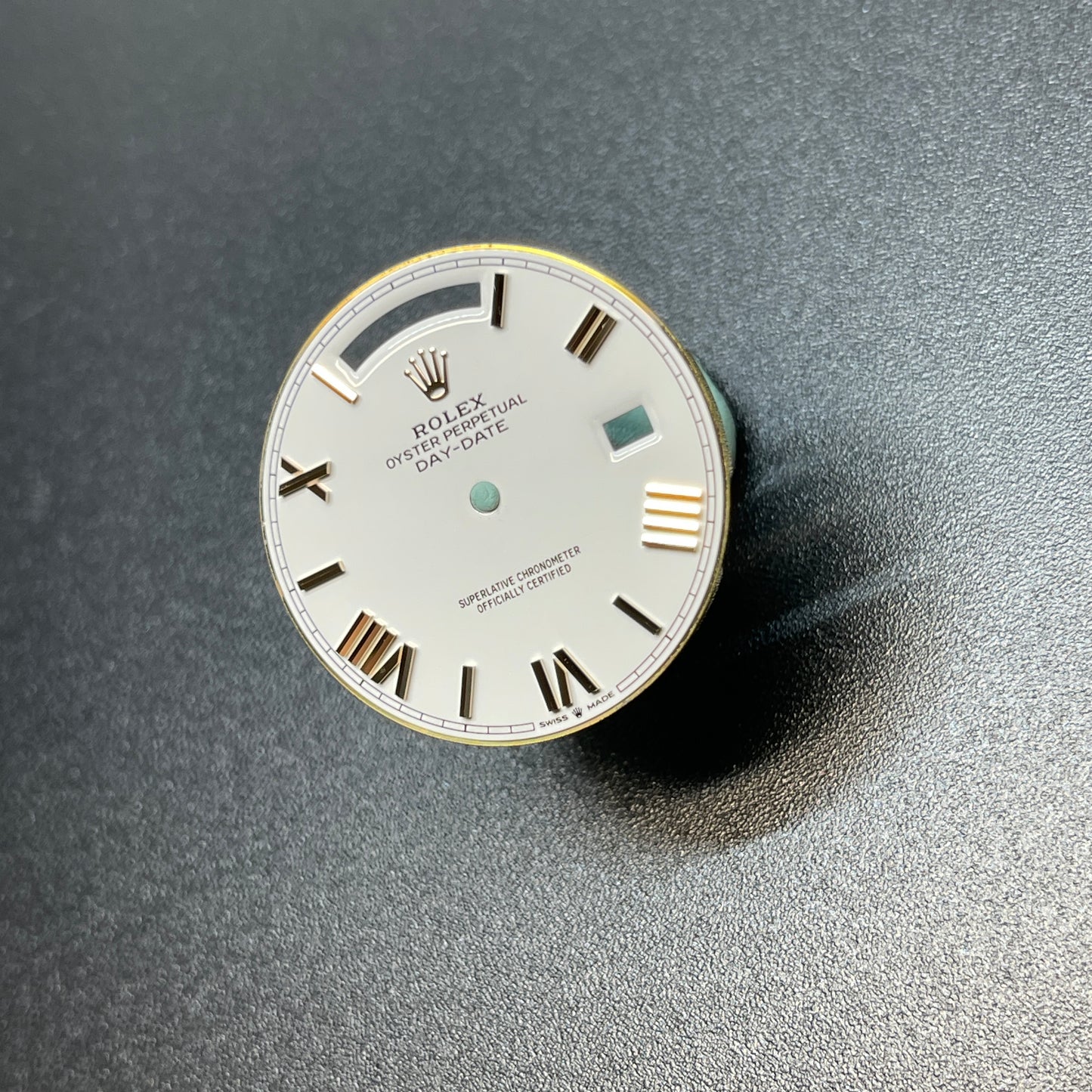 Authentic New Condition Rolex Daydate 40mm 228235 White Roman Numerals Dial