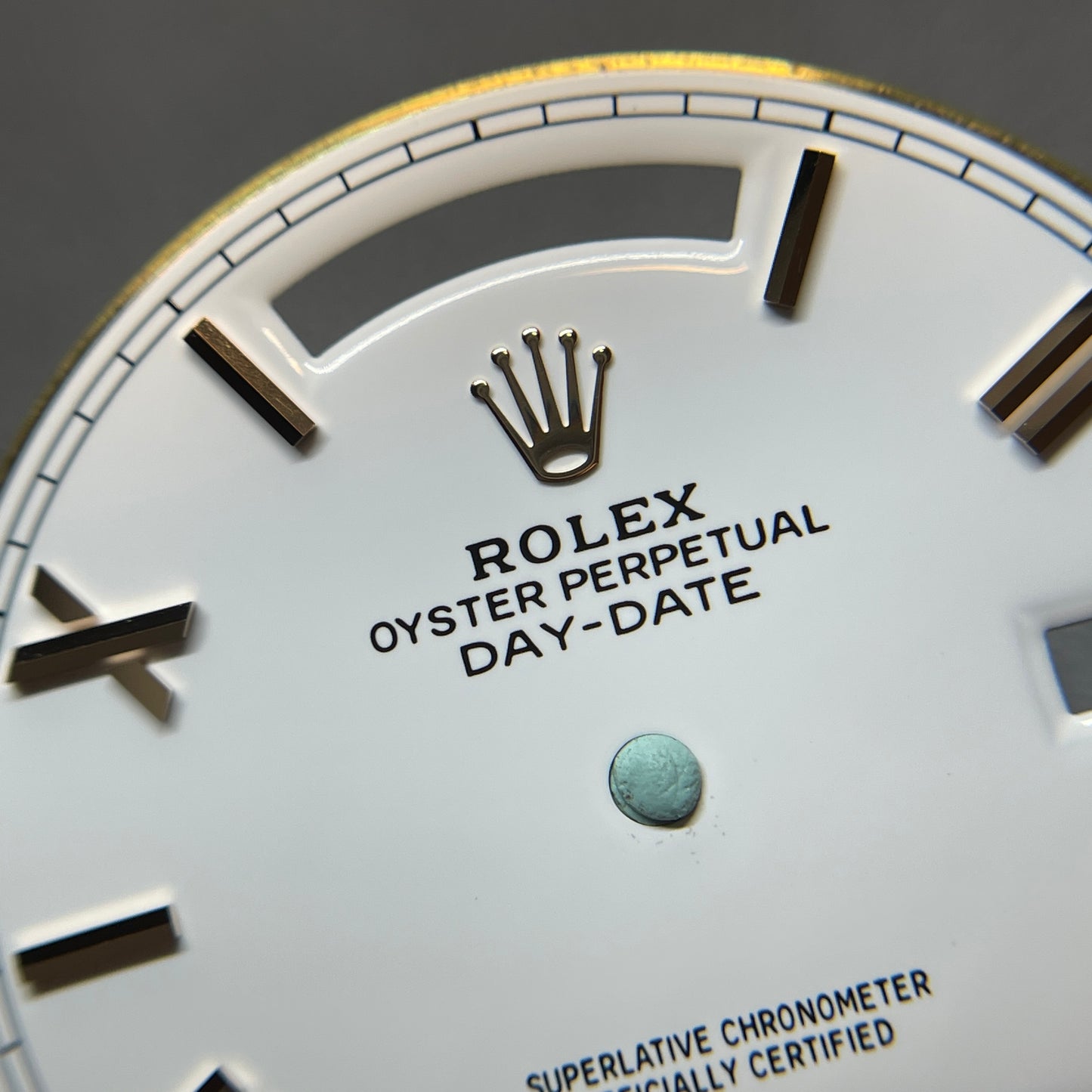 Authentic New Condition Rolex Daydate 40mm 228235 White Roman Numerals Dial