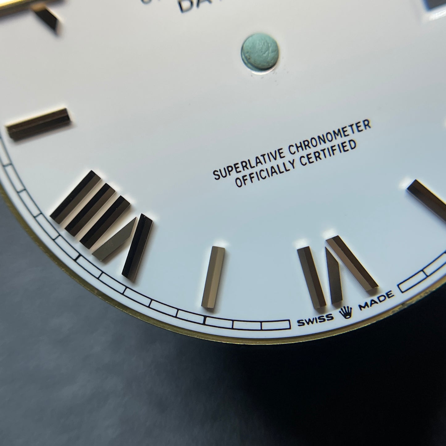 Authentic New Condition Rolex Daydate 40mm 228235 White Roman Numerals Dial