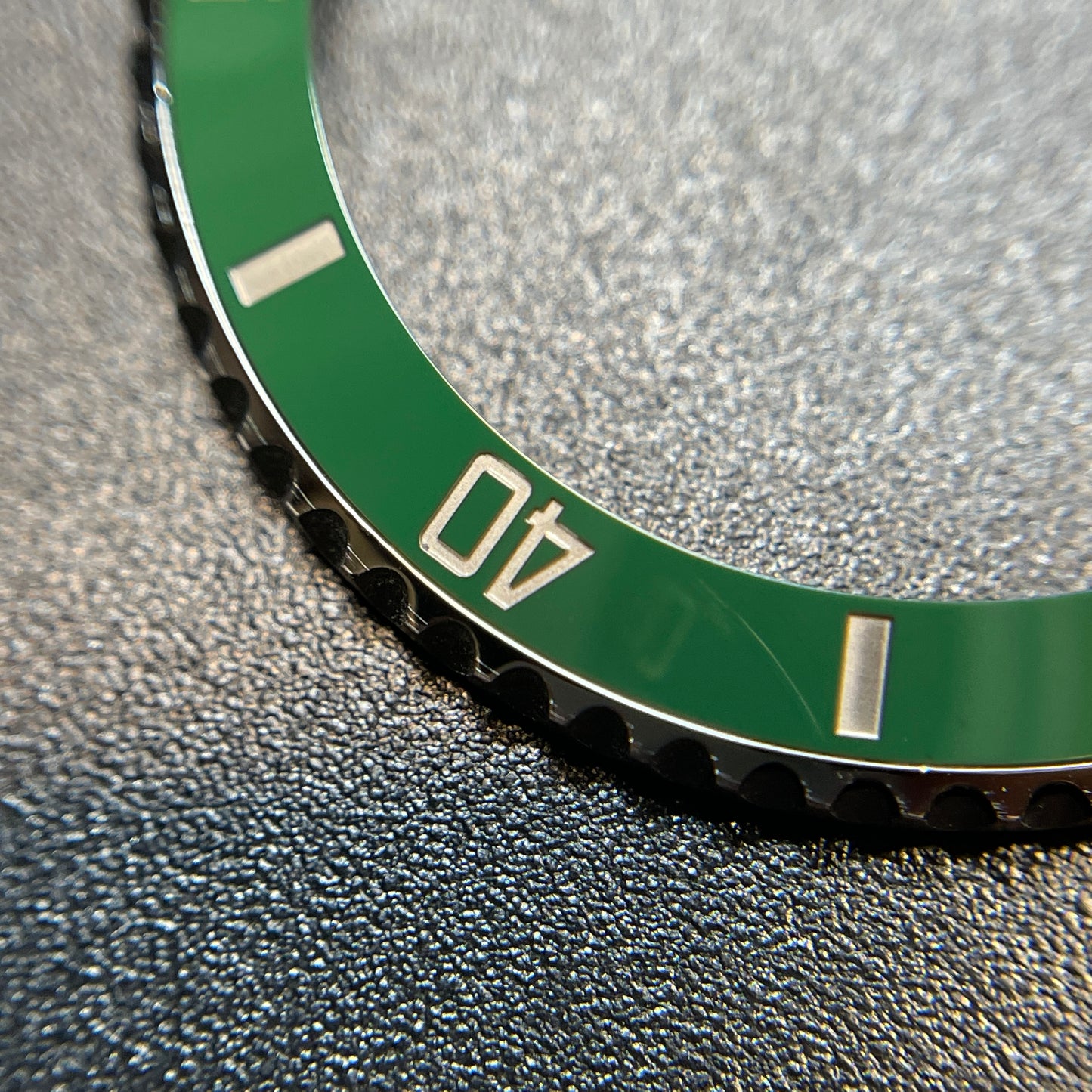 Authentic Used Condition 116610LV "Hulk" Complete Bezel for Rolex Submariner 40mm