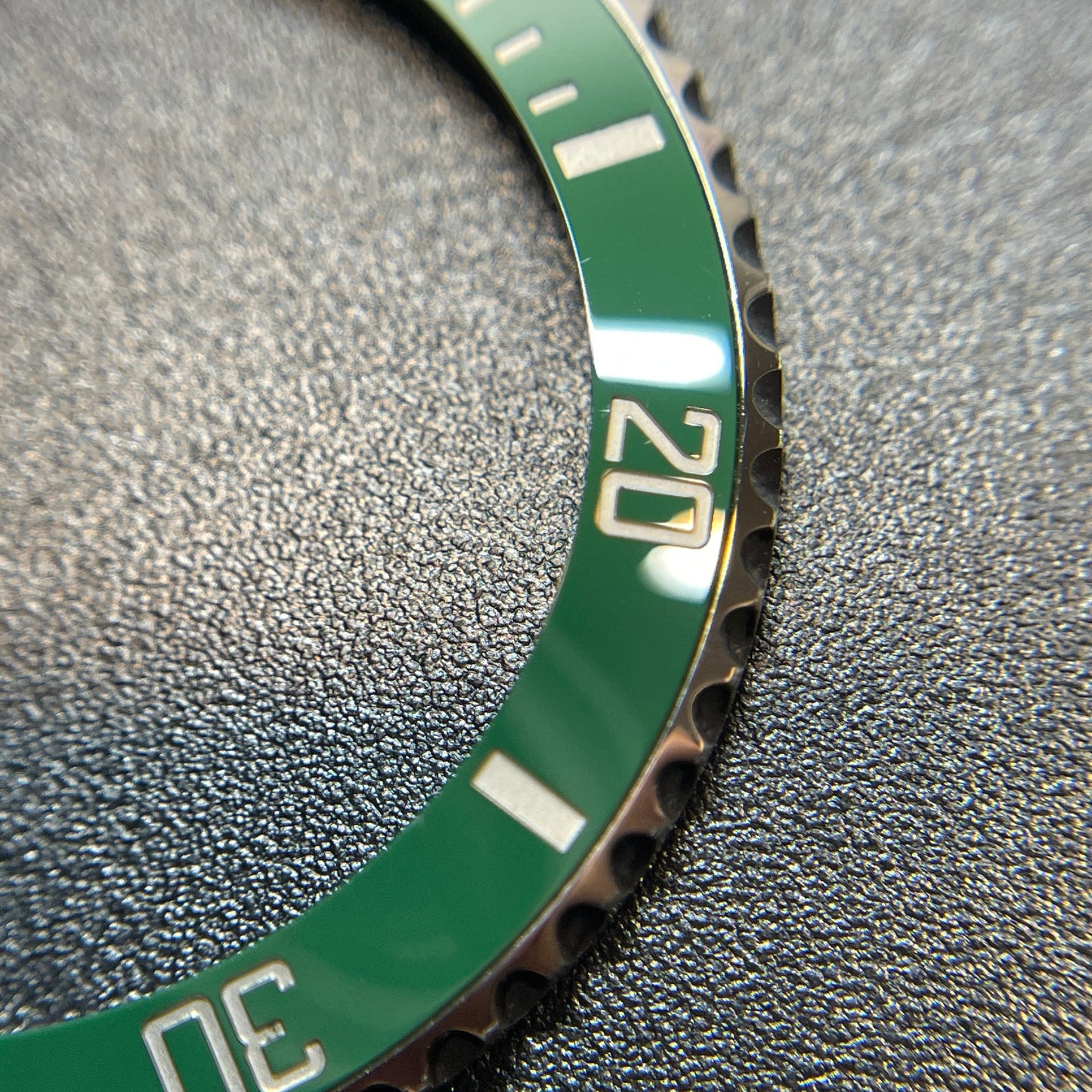 Authentic Used Condition 116610LV "Hulk" Complete Bezel for Rolex Submariner 40mm