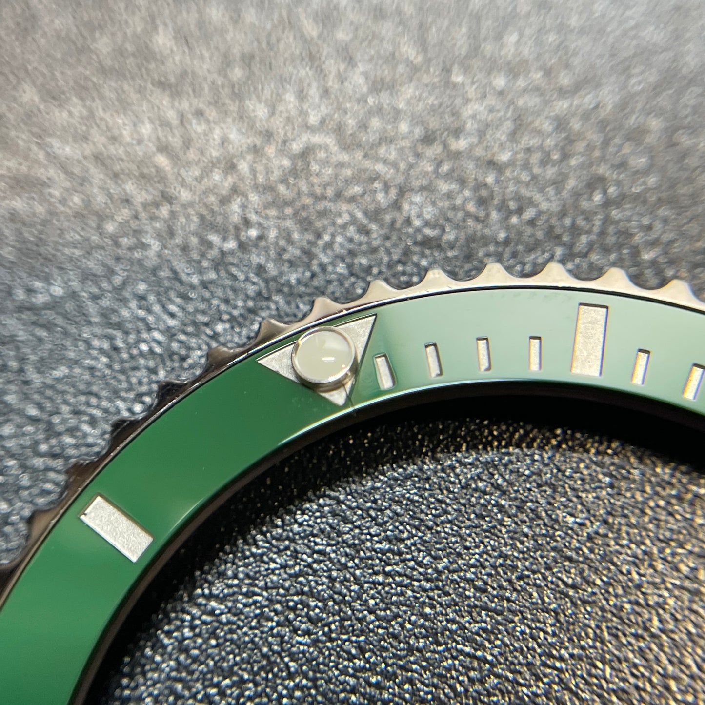 Authentic Used Condition 116610LV "Hulk" Complete Bezel for Rolex Submariner 40mm