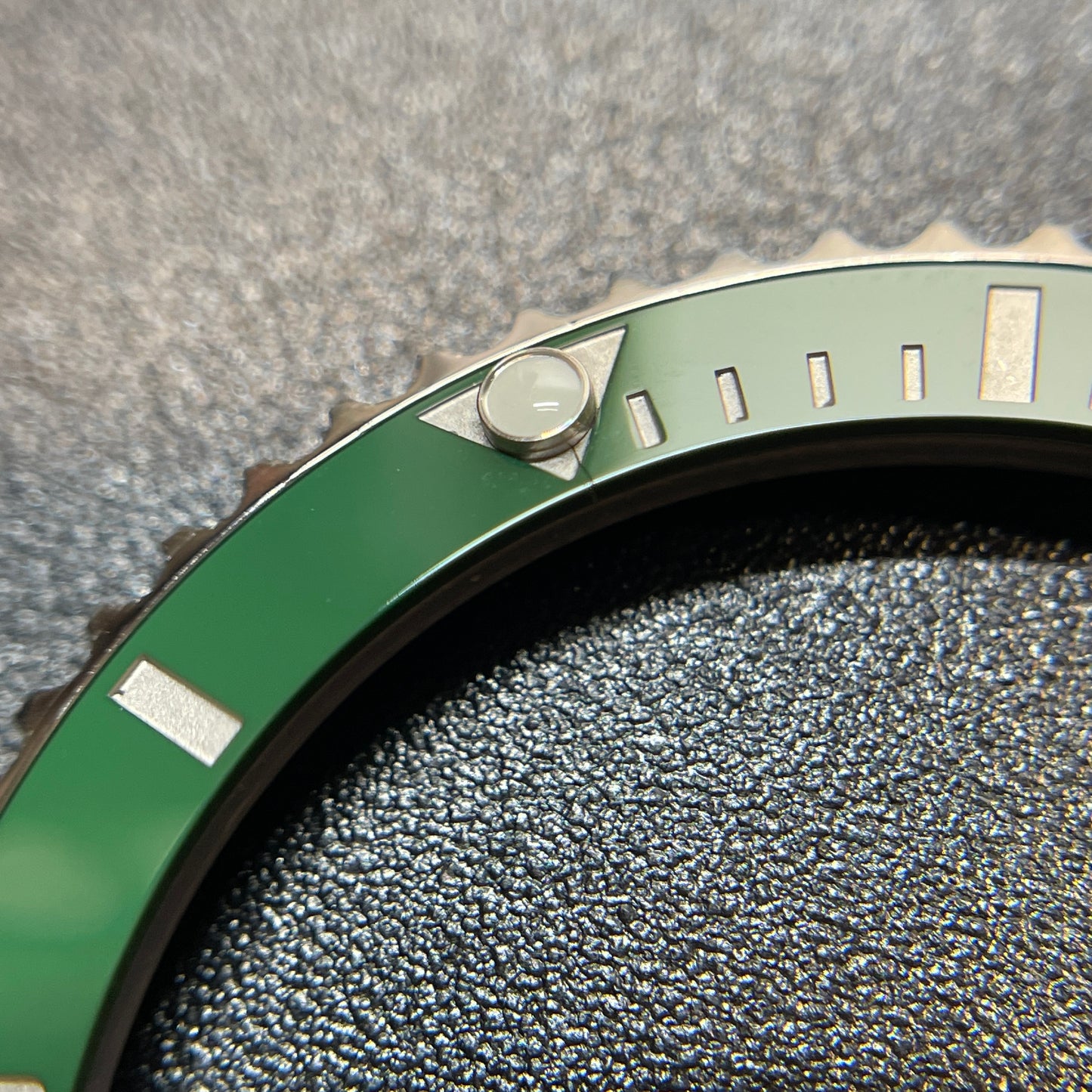 Authentic Used Condition 116610LV "Hulk" Complete Bezel for Rolex Submariner 40mm