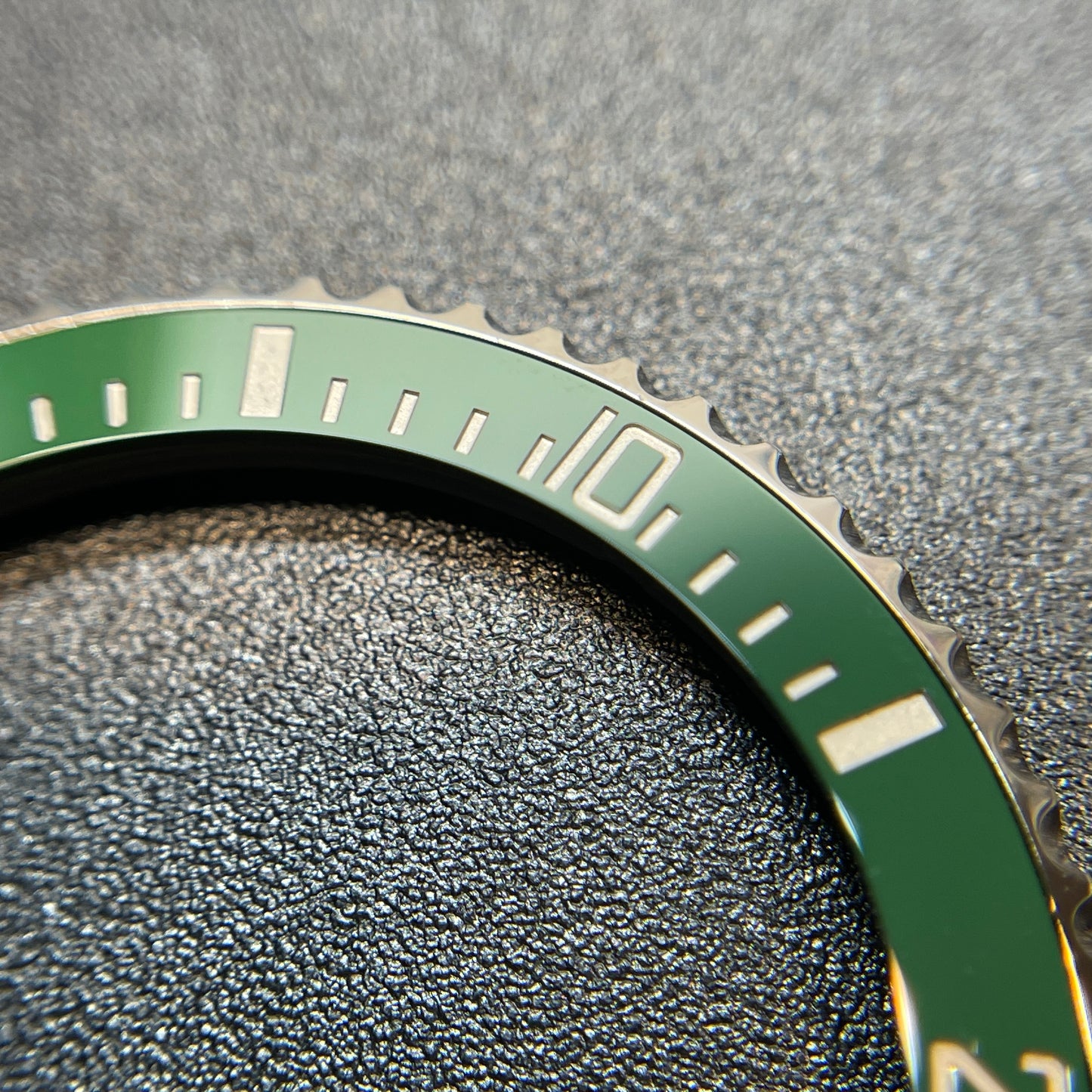Authentic Used Condition 116610LV "Hulk" Complete Bezel for Rolex Submariner 40mm