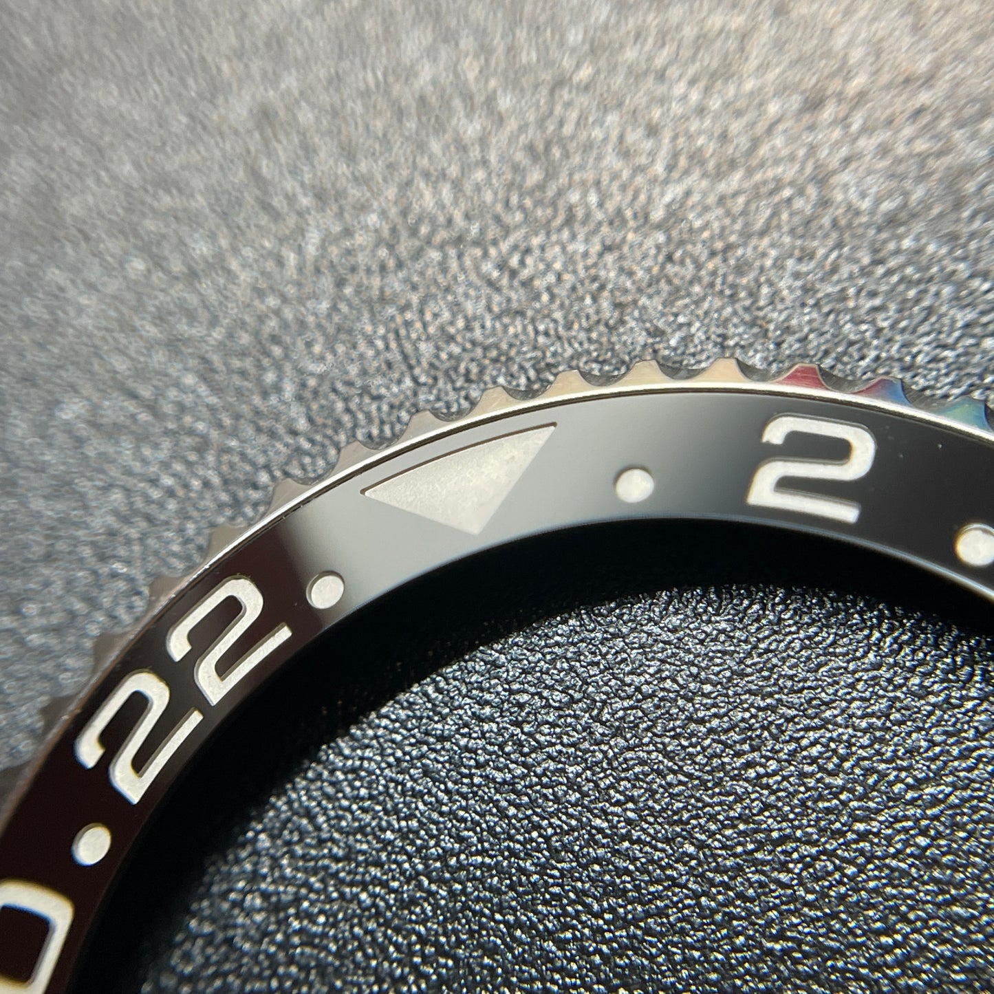 Authentic Mint Condition 126710BLNR "Batman" Complete Bezel for Rolex GMT Master II
