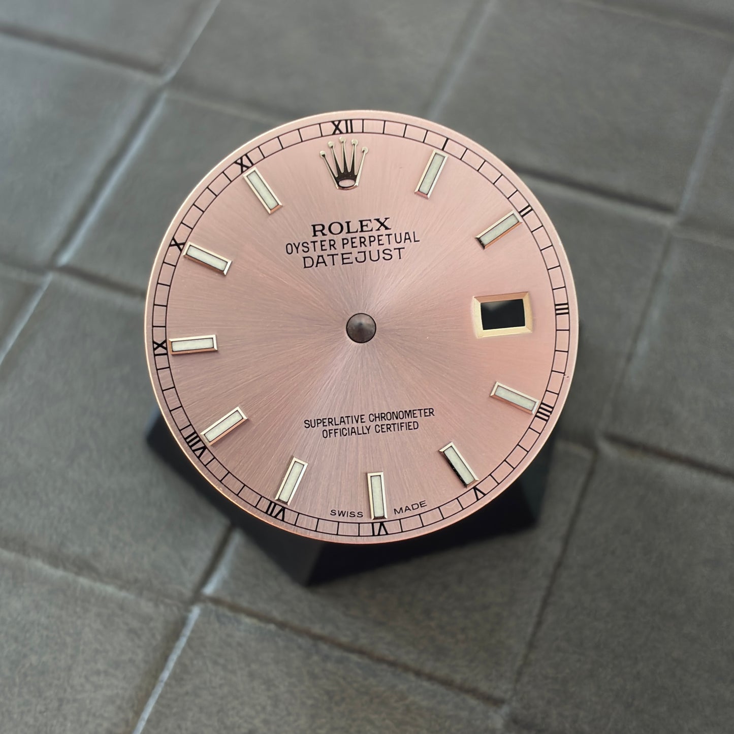 Authentic Rose Dial for Rolex Datejust 36mm Model (Ref. 116234)