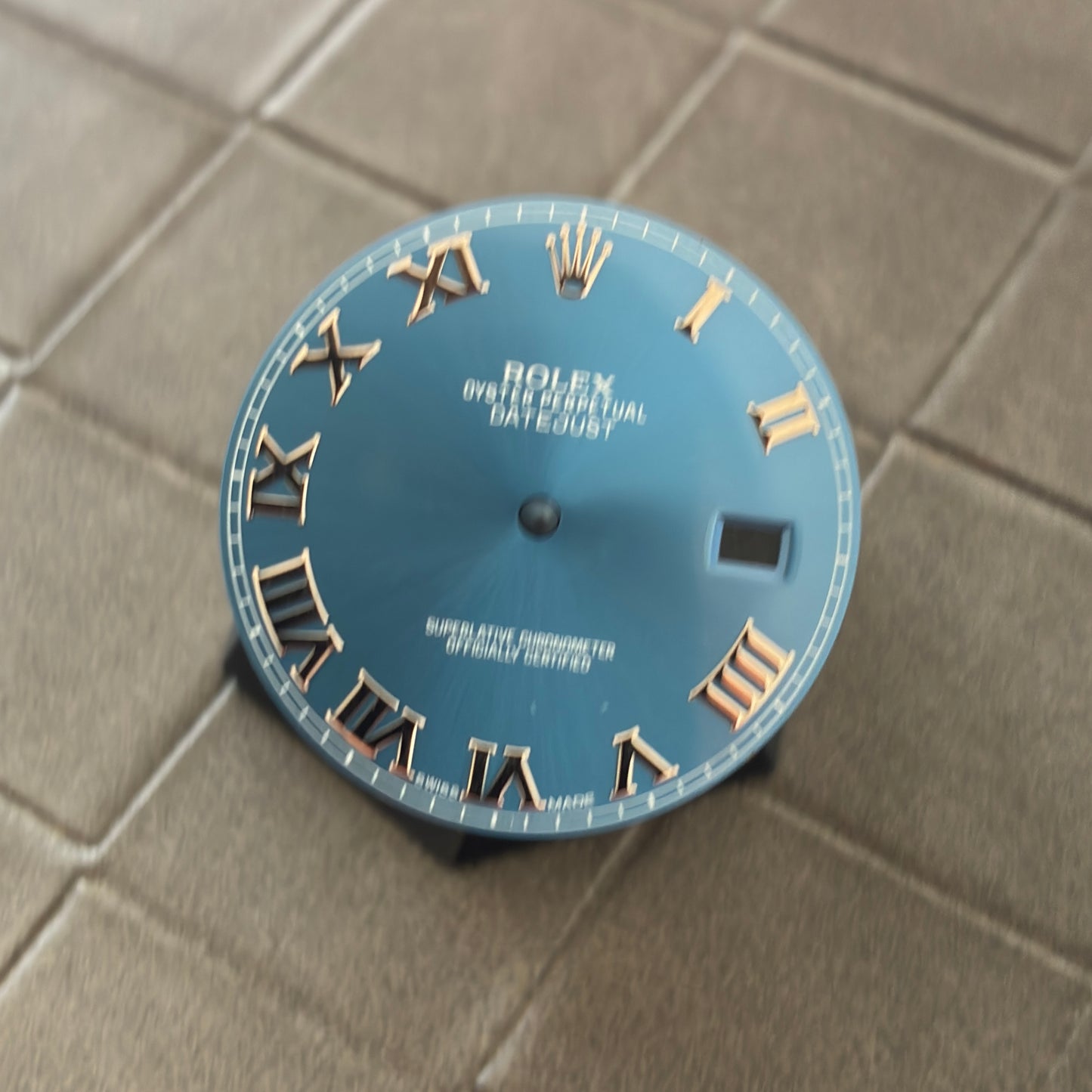 Authentic Blue Roman Dial for Rolex Datejust 36mm Model (Ref. 116234)