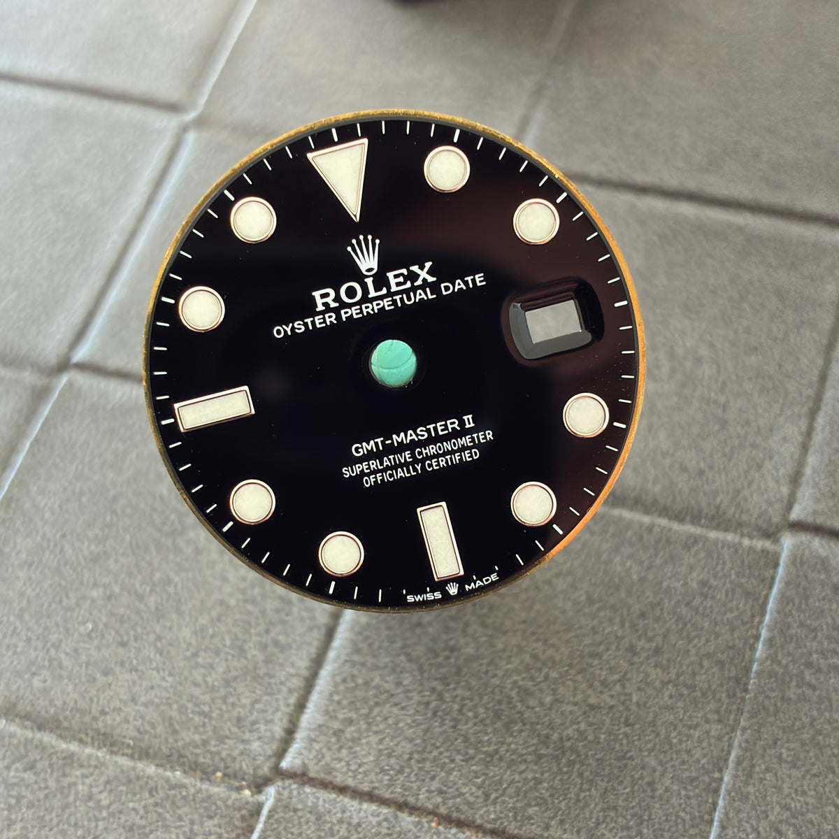 Authentic Black Dial for Rolex GMT Master II Model (Ref. 126710)