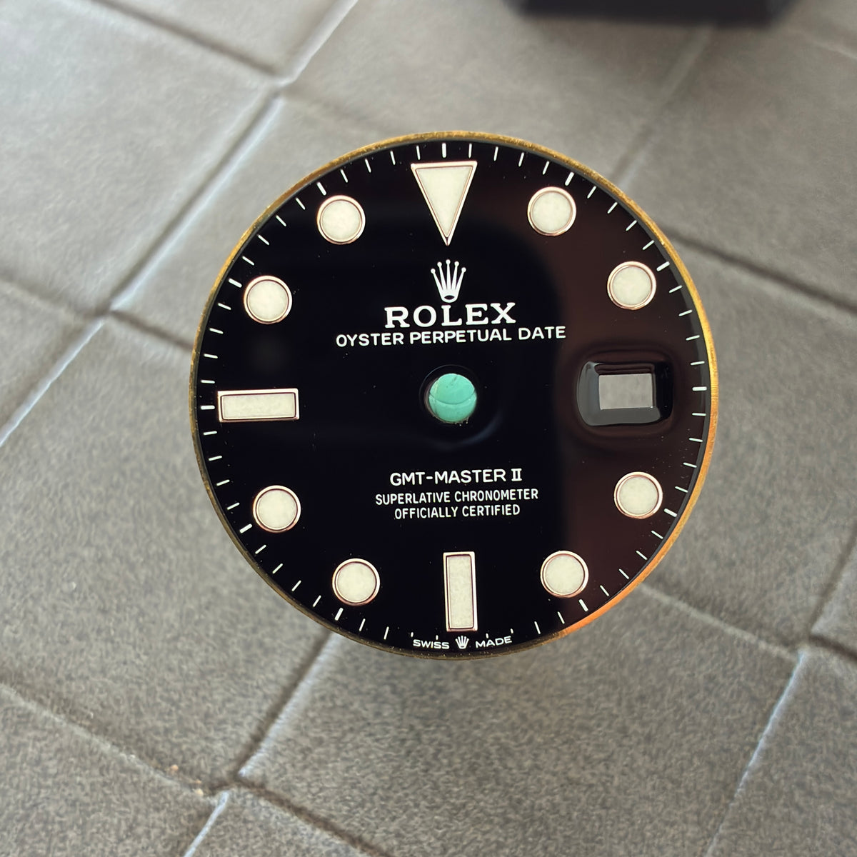 Authentic Black Dial for Rolex GMT Master II Model (Ref. 126710)