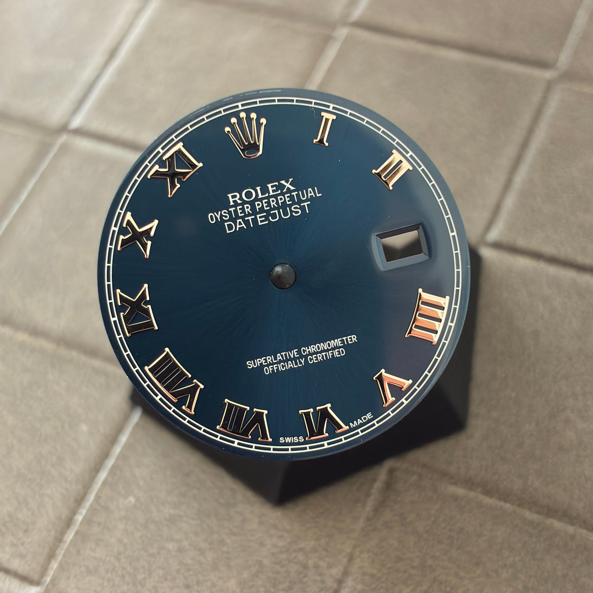 Authentic Blue Roman Dial for Rolex Datejust 36mm Model (Ref. 116234)