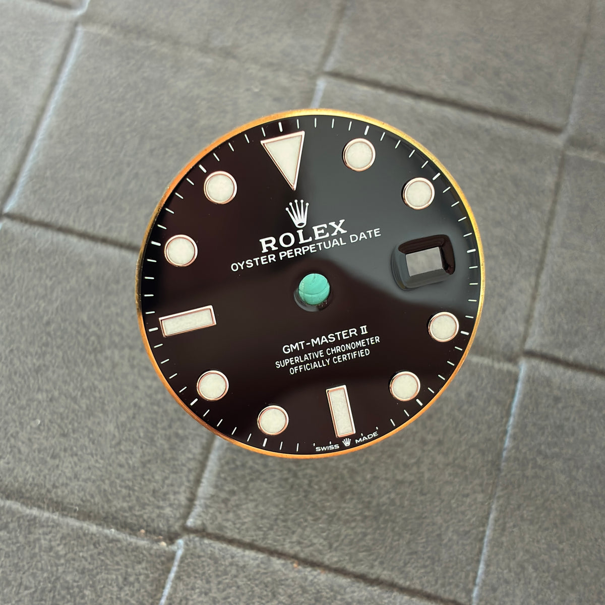 Authentic Black Dial for Rolex GMT Master II Model (Ref. 126710)