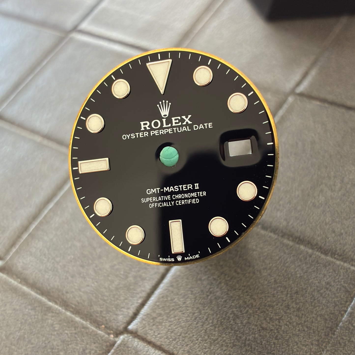 Authentic Black Dial for Rolex GMT Master II Model (Ref. 126710)