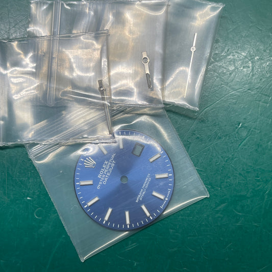 Authentic Rolex 126234 Blue Dial and Hands for Datejust 36mm