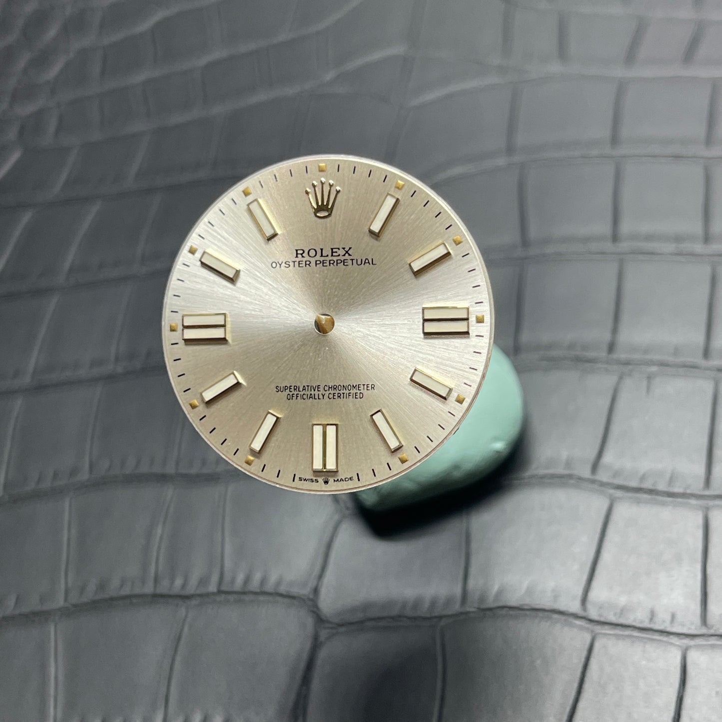 Authentic Rolex 124300 Silver Dial & Hands for Oyster Perpetual 41mm