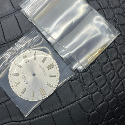 Authentic Rolex 126334 White Roman Dial & Hands for Datejust 41mm