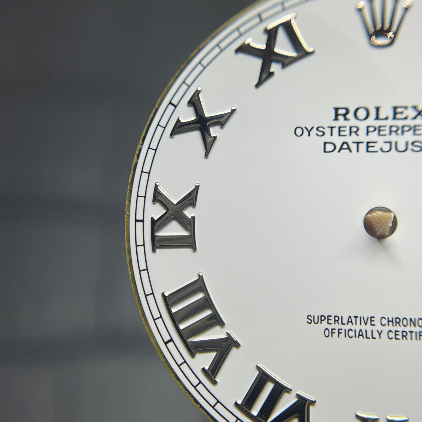 Authentic Rolex 126334 White Roman Dial & Hands for Datejust 41mm