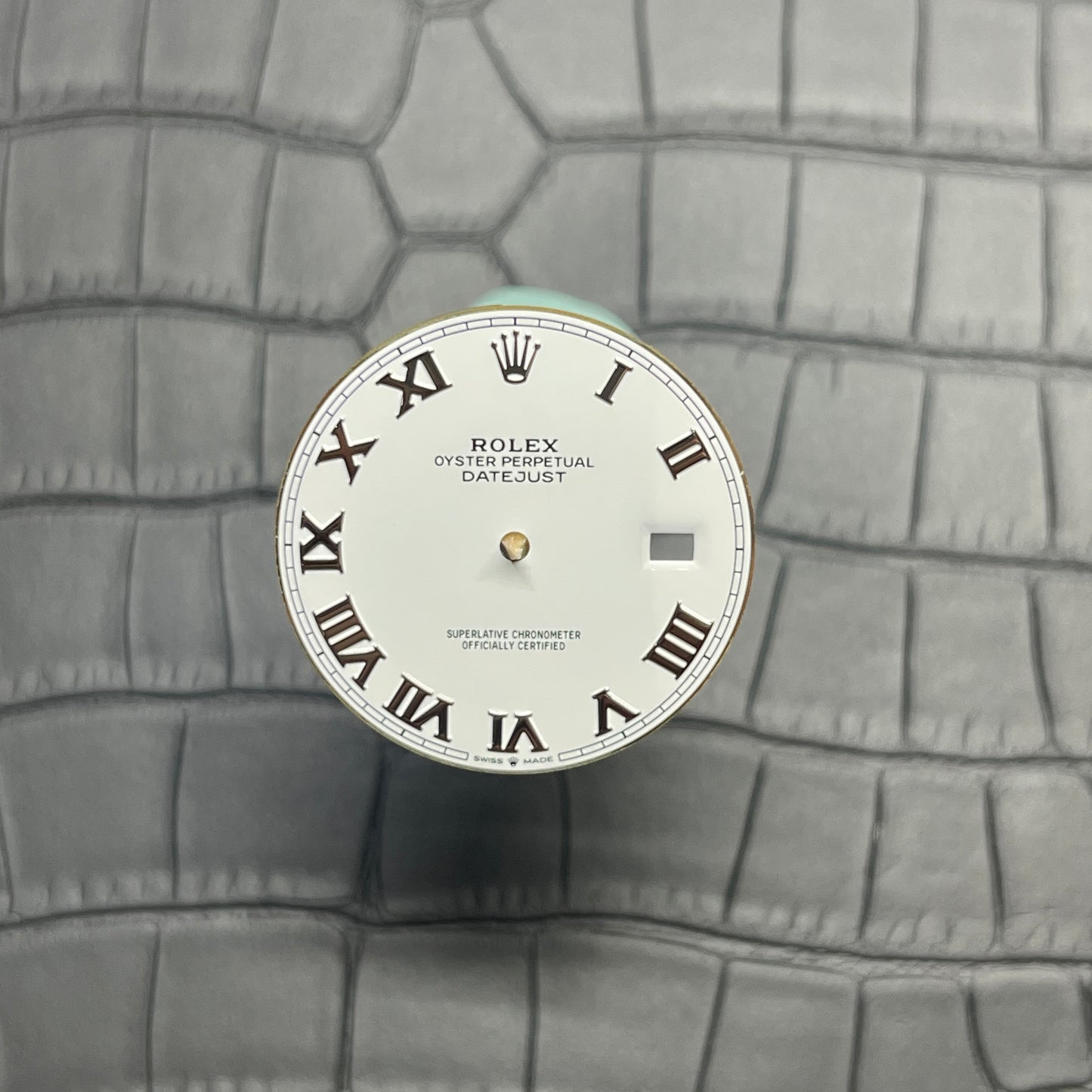 Authentic Rolex 126334 White Roman Dial & Hands for Datejust 41mm