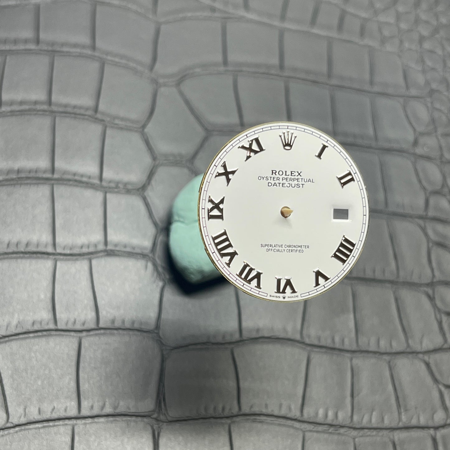 Authentic Rolex 126334 White Roman Dial & Hands for Datejust 41mm