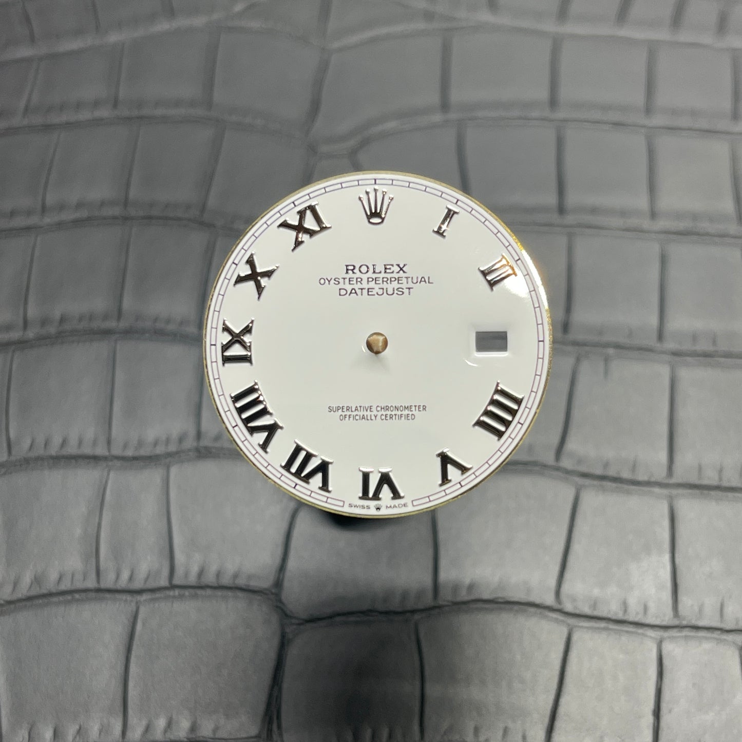Authentic Rolex 126334 White Roman Dial & Hands for Datejust 41mm