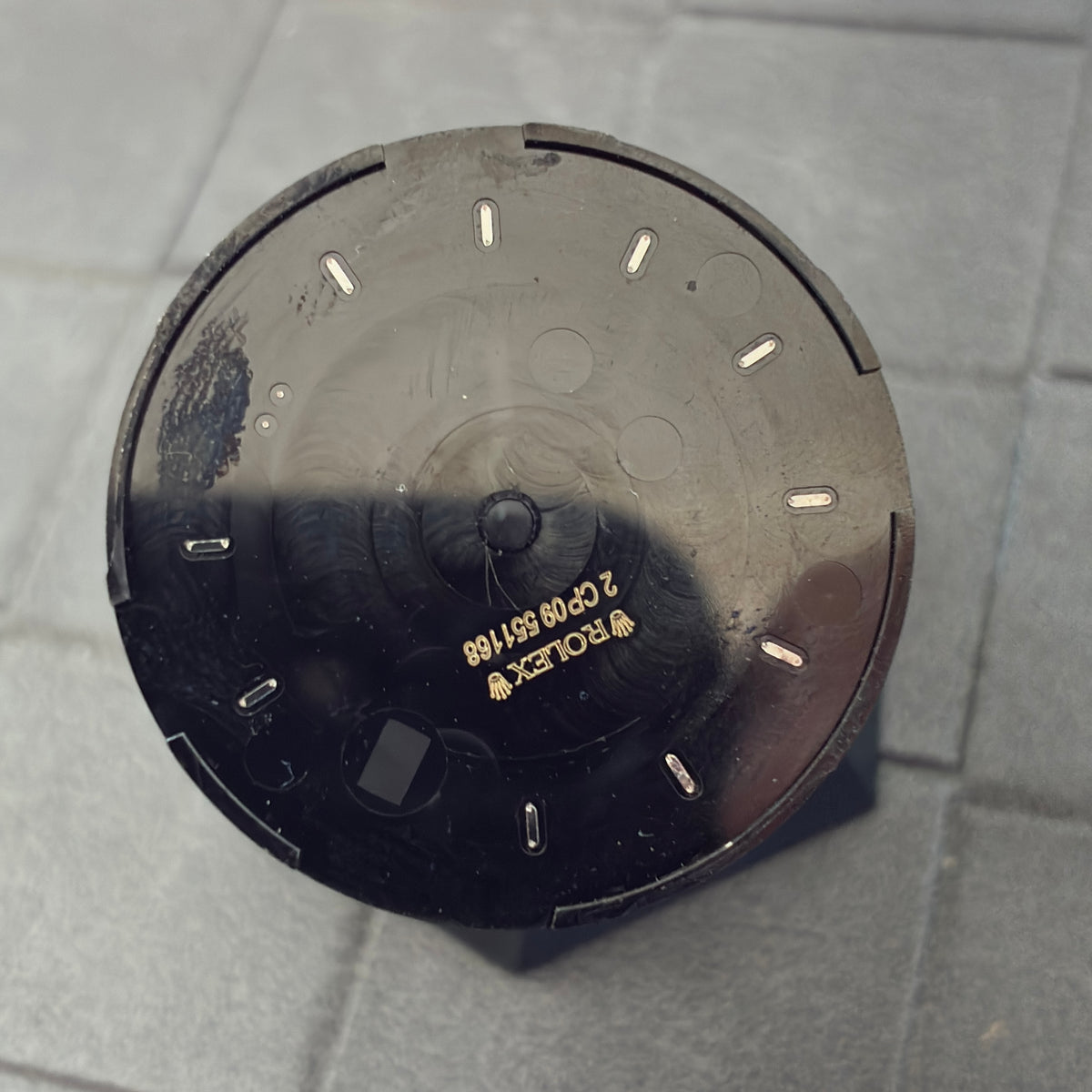 USED Authentic Black Index Dial for Datejust 41mm (Reference 126300/126334)