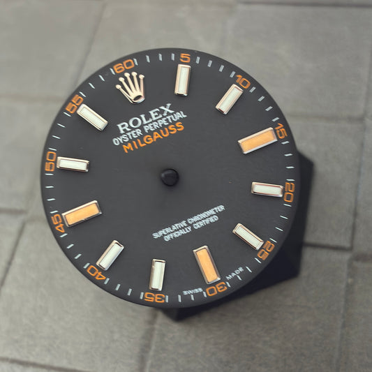 Authentic Black Dial for Milgauss (Reference 116400)