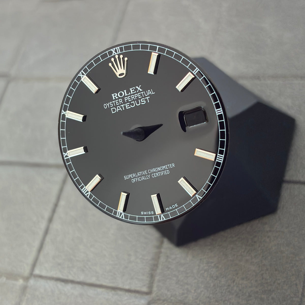 Authentic Black Index Dial for Datejust 36mm (Reference 116234/116200)