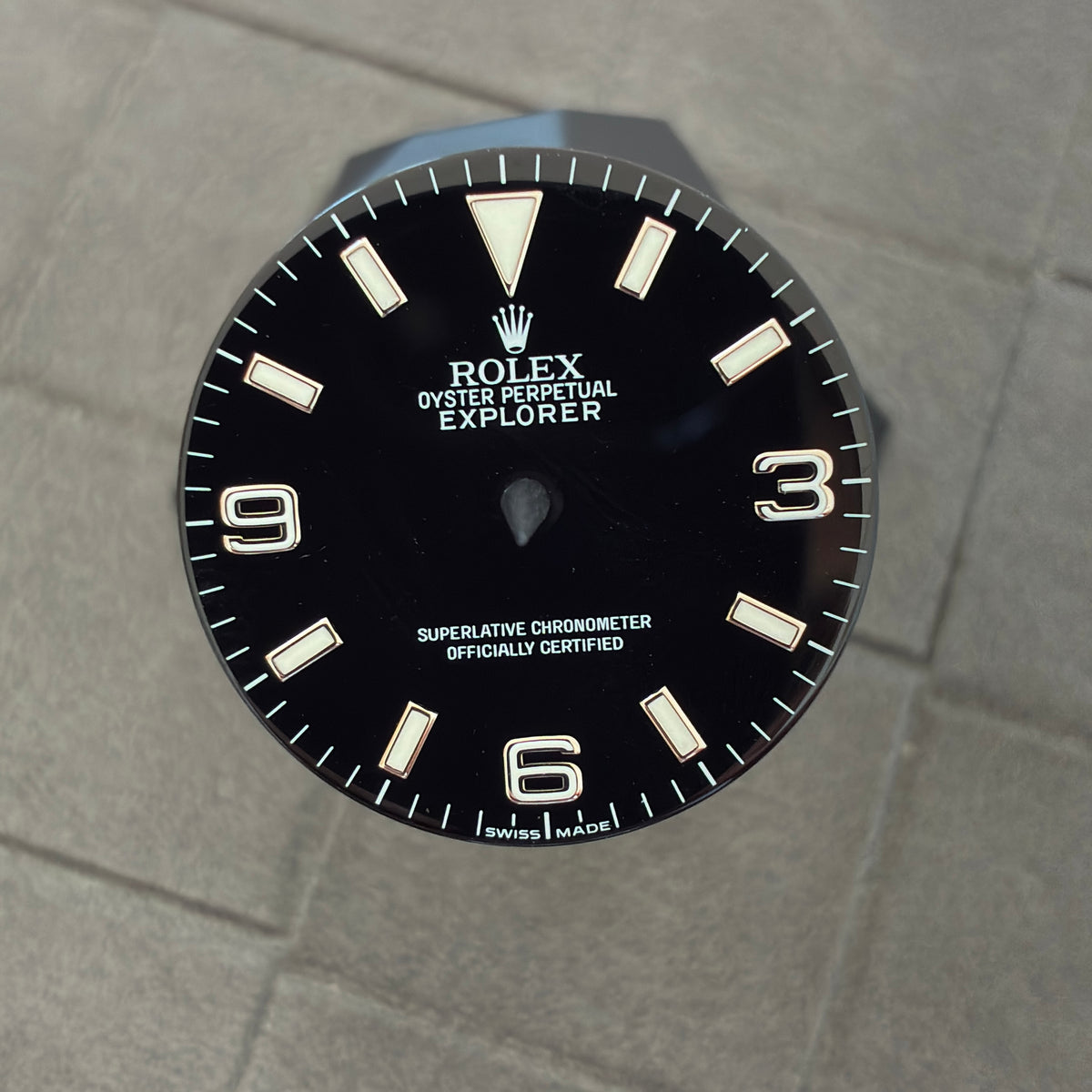 Authentic Black Dial for Explorer 36mm (Reference 114270)