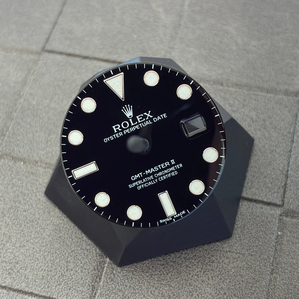 Authentic Black Dial for GMT Master II (Reference 116710BLRO/BLNR)