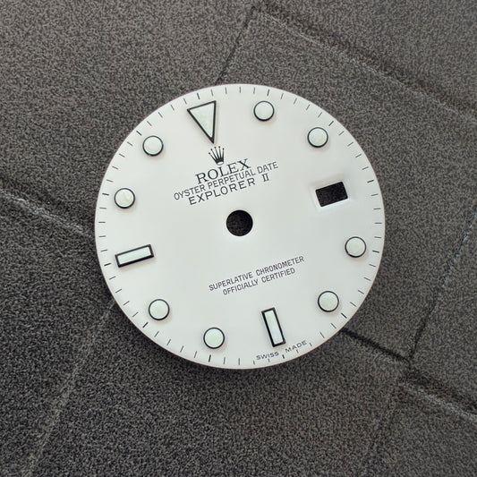 Authentic White Index Dial for Explorer II (Ref. 16570)