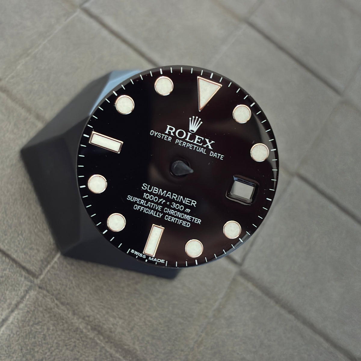 Authentic MK1 Black Index Dial for Submariner (Ref. 116610LN)