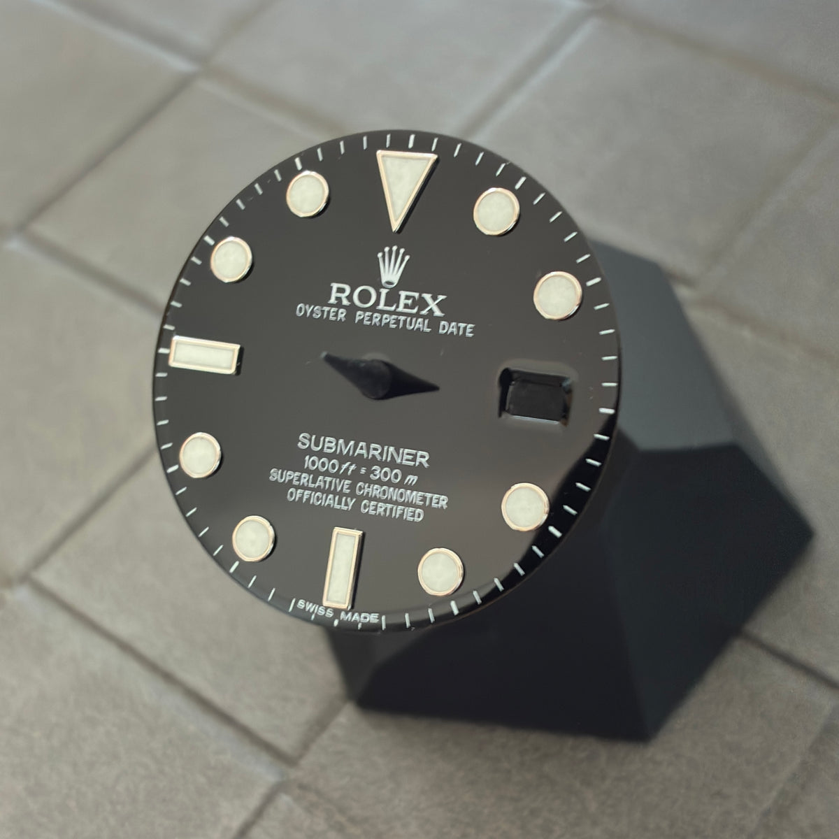 Authentic MK1 Black Index Dial for Submariner (Ref. 116610LN)