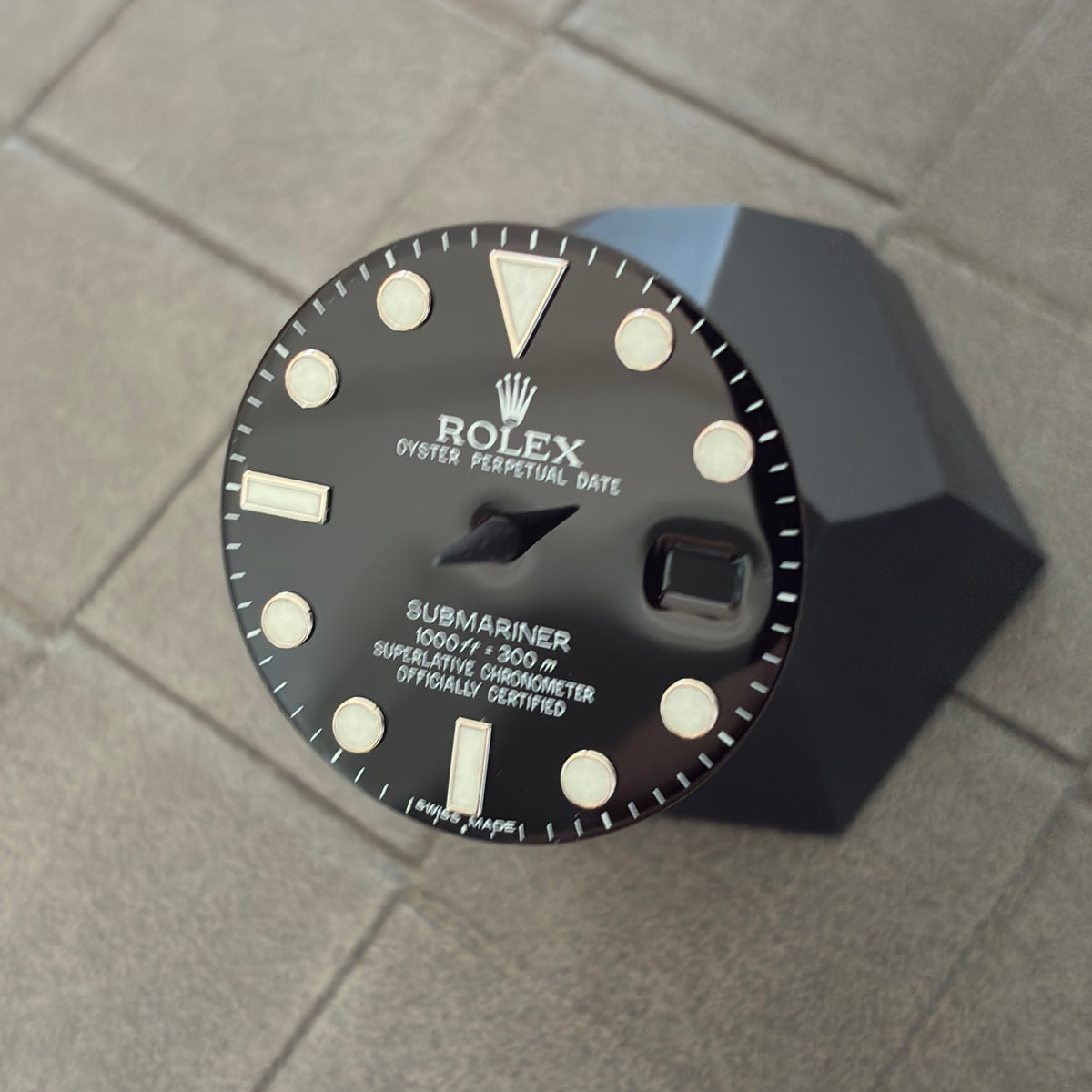 Authentic MK1 Black Index Dial for Submariner (Ref. 116610LN)