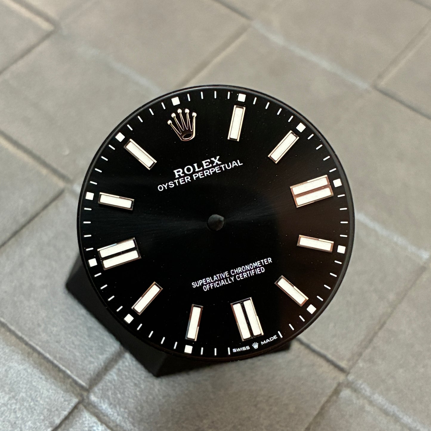 Authentic Black Dial for Oyster Perpetual 41mm (Reference 124300)