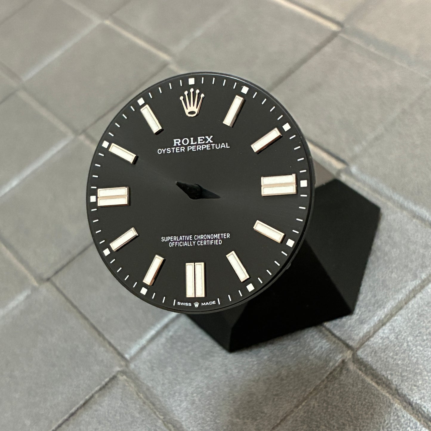 Authentic Black Dial for Oyster Perpetual 41mm (Reference 124300)