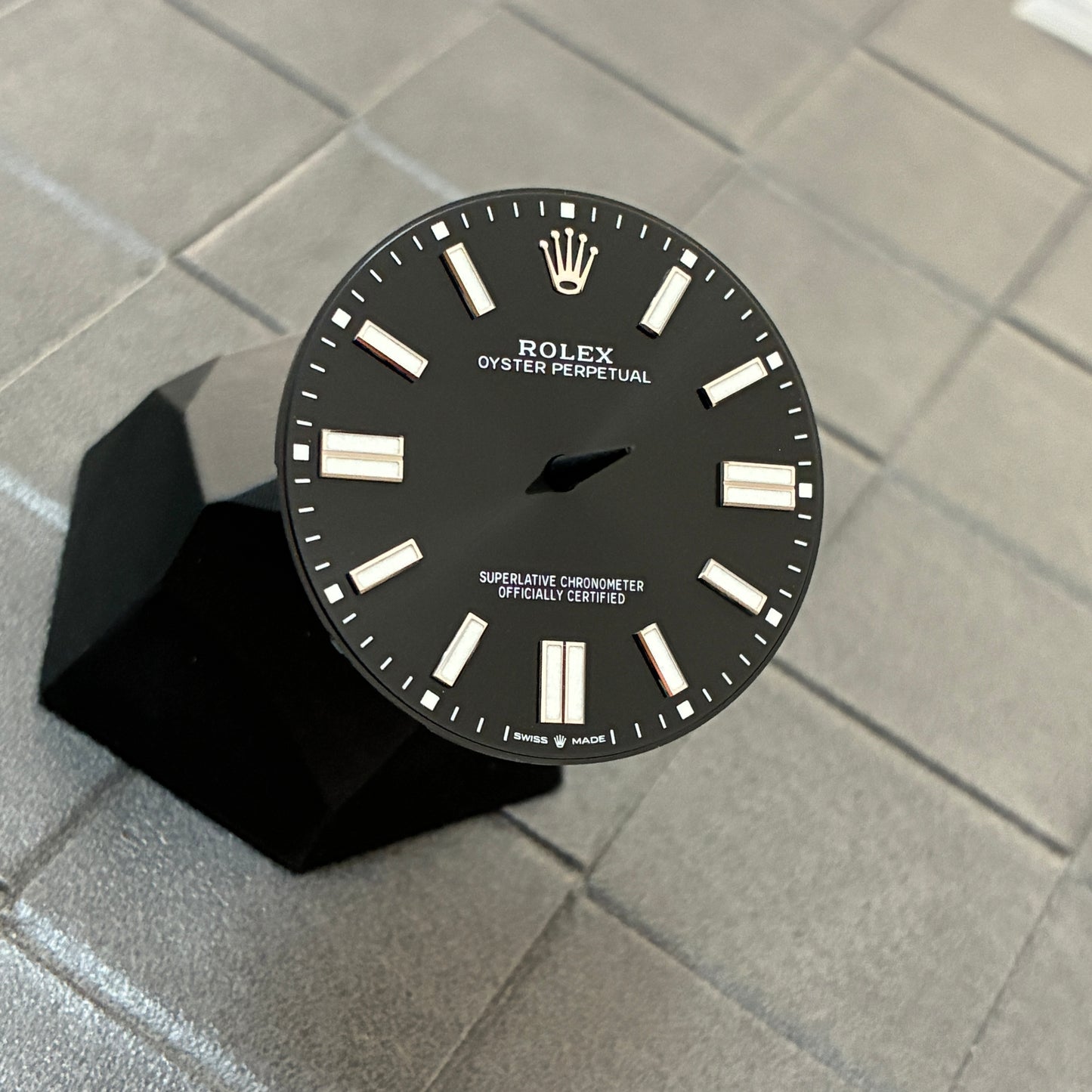Authentic Black Dial for Oyster Perpetual 41mm (Reference 124300)
