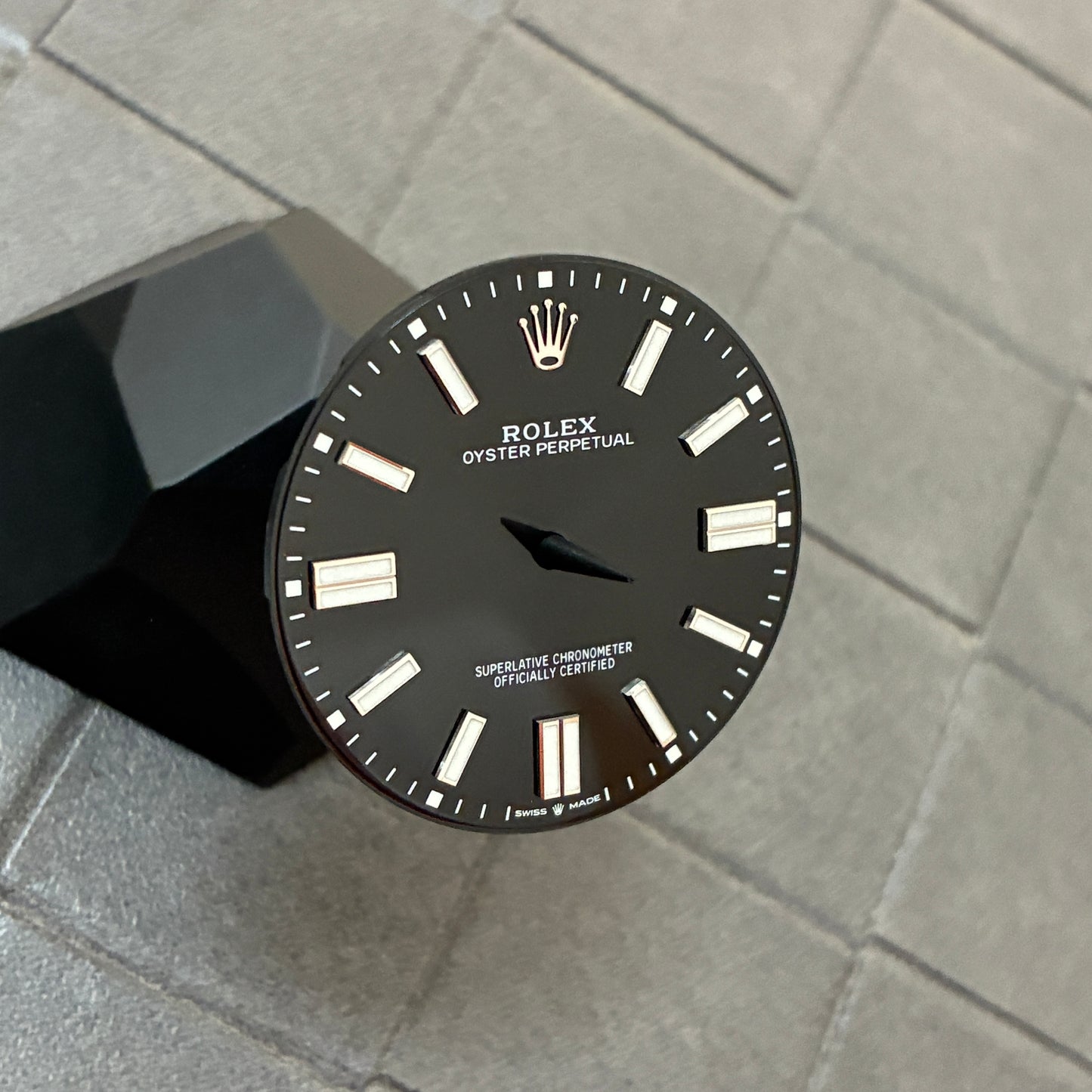 Authentic Black Dial for Oyster Perpetual 41mm (Reference 124300)