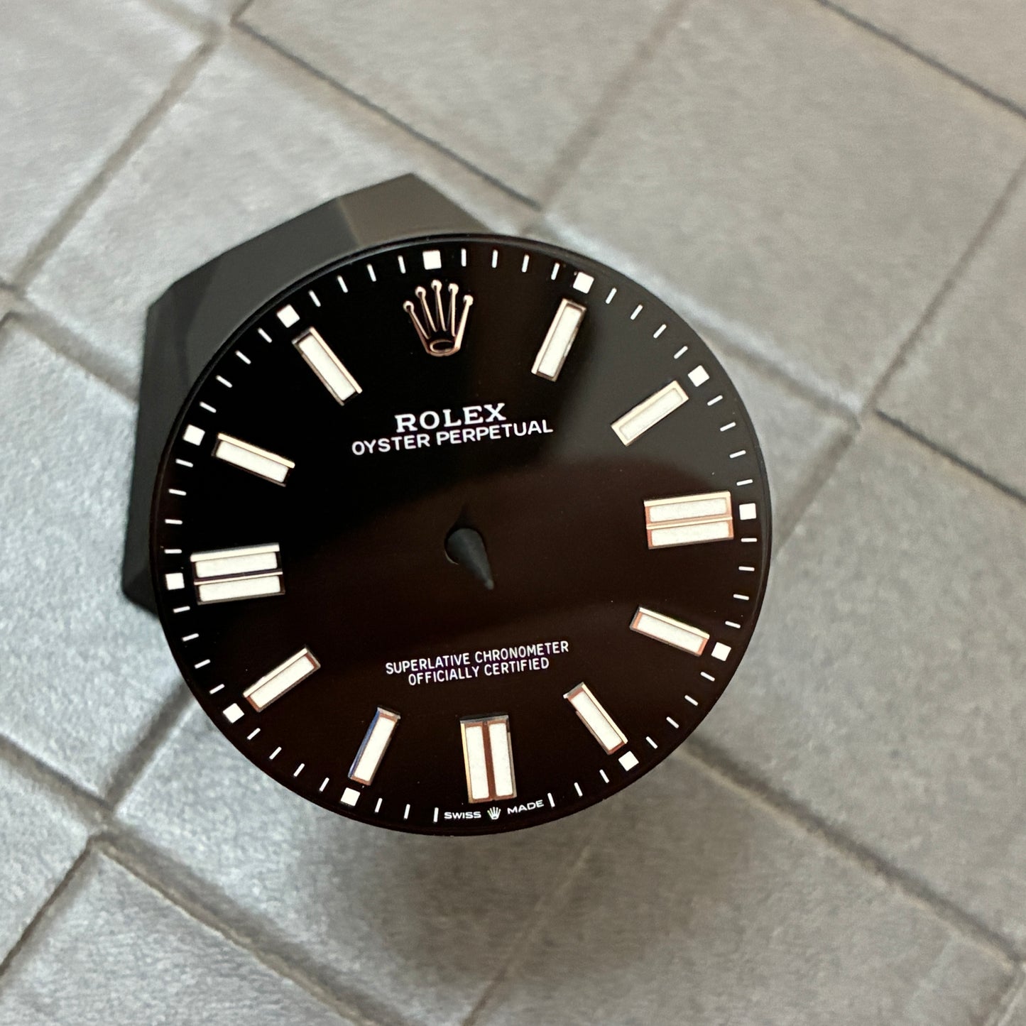 Authentic Black Dial for Oyster Perpetual 41mm (Reference 124300)