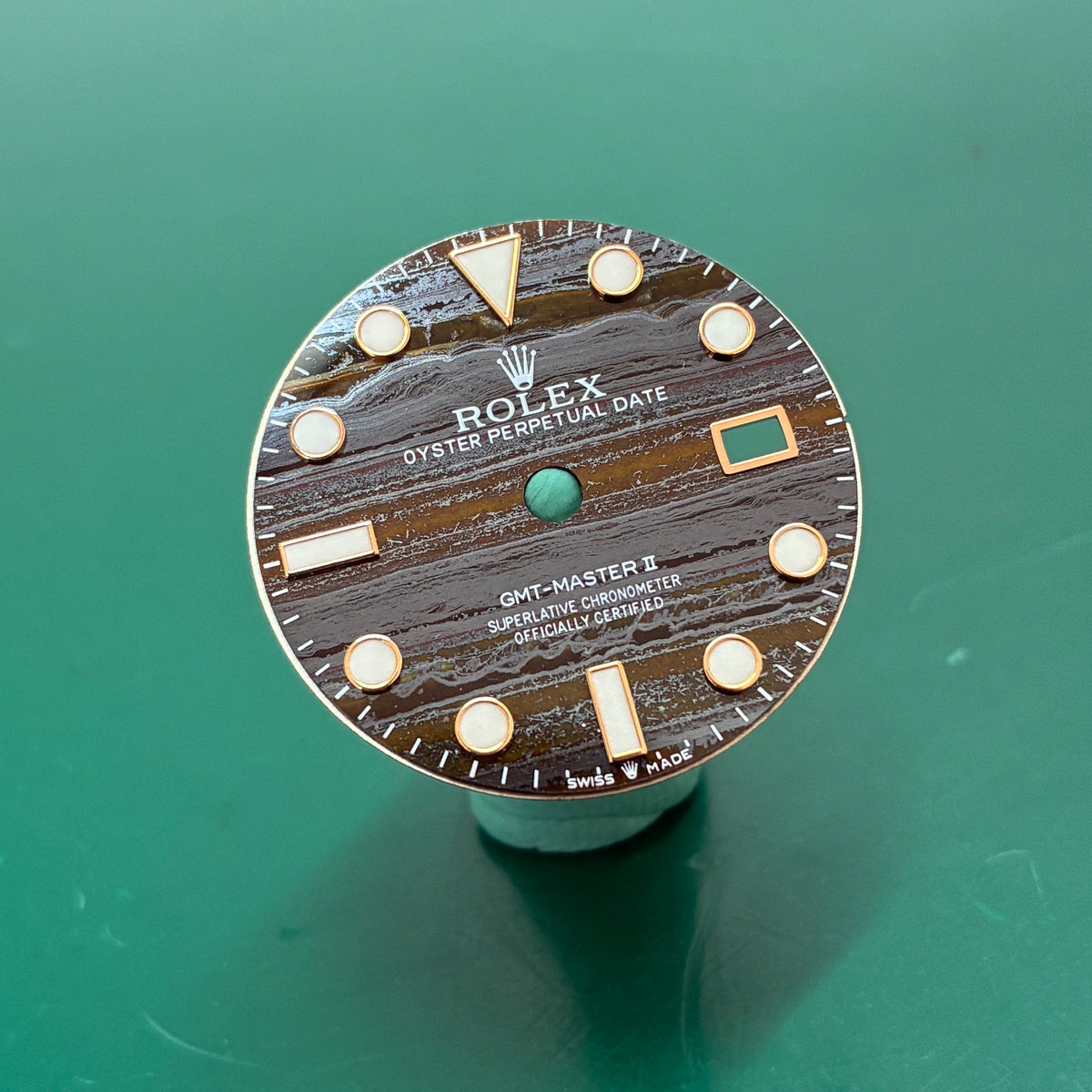 Custom "Tiger" Stone Dial for Rolex GMT Master II (Ref. 116XXX / 126XXX)