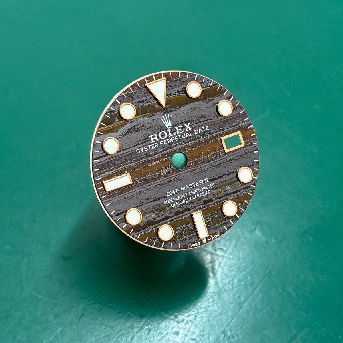 Custom "Tiger" Stone Dial for Rolex GMT Master II (Ref. 116XXX / 126XXX)