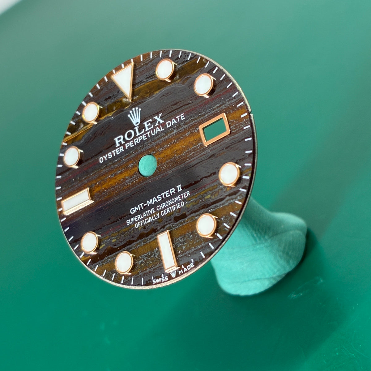Custom "Tiger" Stone Dial for Rolex GMT Master II (Ref. 116XXX / 126XXX)