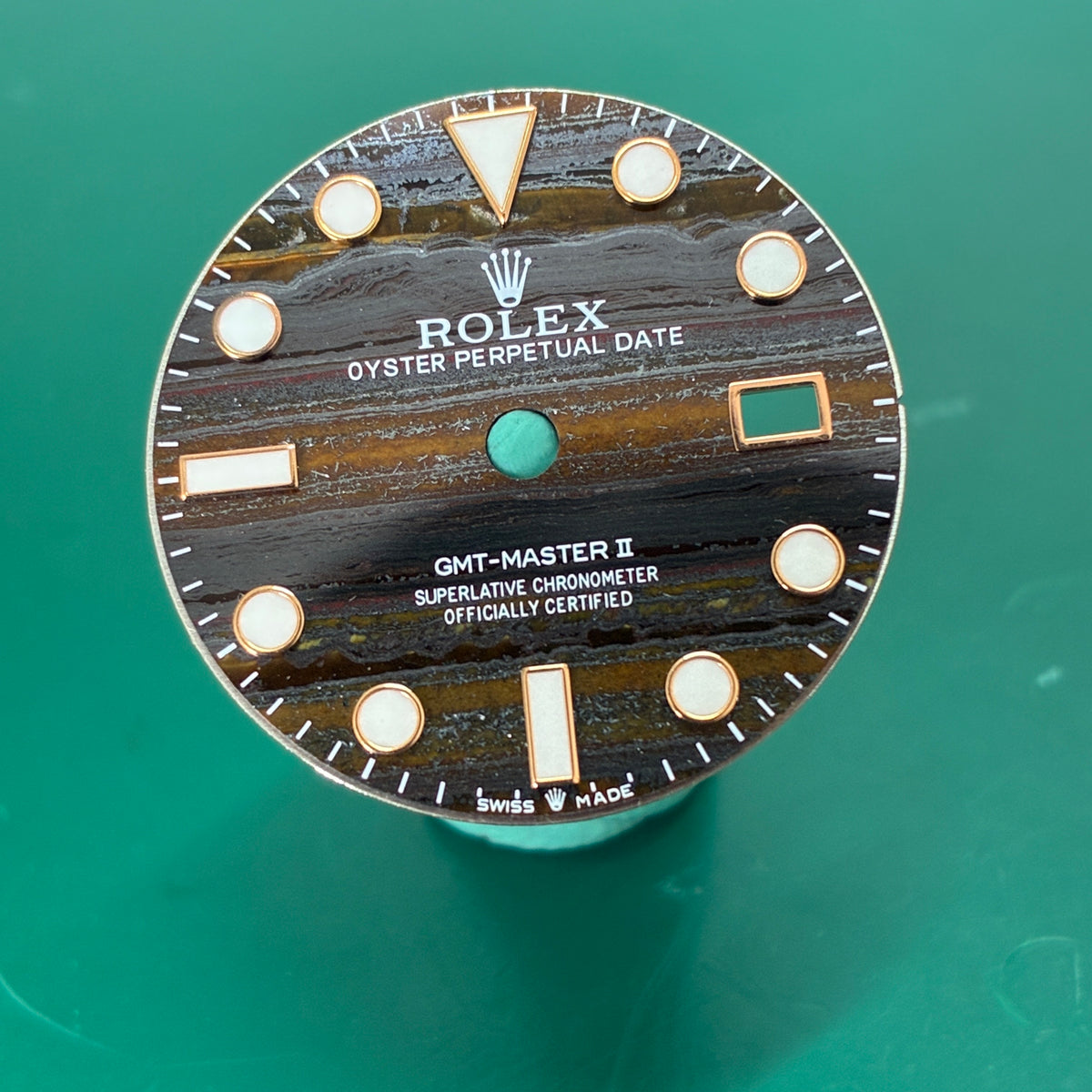Custom "Tiger" Stone Dial for Rolex GMT Master II (Ref. 116XXX / 126XXX)