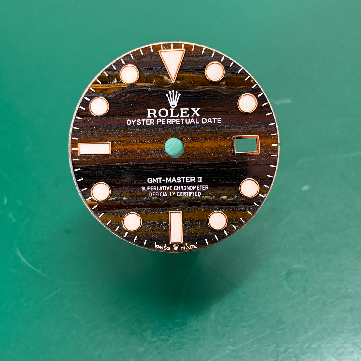 Custom "Tiger" Stone Dial for Rolex GMT Master II (Ref. 116XXX / 126XXX)